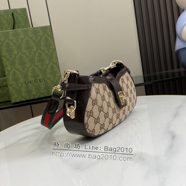 Gucci專櫃古馳最新款Moon Side系列迷你肩背包 jh2232型號：786015